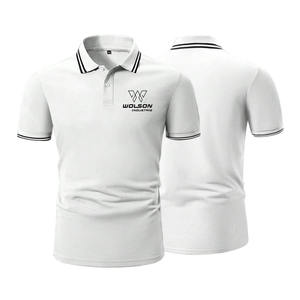 Men's Classic Style <b>for</b> Polo Shirts 100% Cotton High Quality <b>Knitted</b> T-Shirt New Design Custom Unisex <b>for</b> Polo - Product Image 1