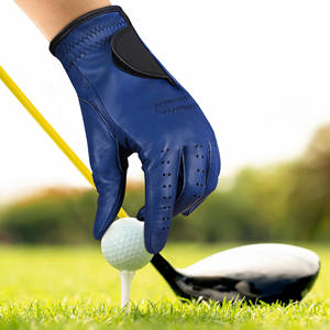 Gants de golf en cuir de mouton véritable sur mesure, couleur unie, respirants et antidérapants - Product Image 6