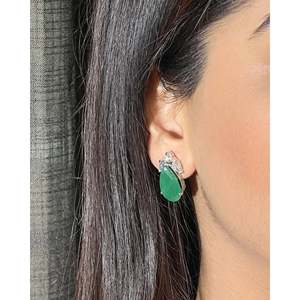 ต่างหูเพชรเอเมอรัลด์เอนวี - Product Image 4