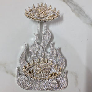 Pendentif Moissanite Vvs personnalisé Iced Out Testeur de diamants Style Hip Hop Diamant Vvs taille émeraude - Product Image 1