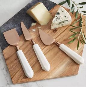 Le plus récent ensemble de couverts en métal inoxydable avec poignée en aluminium couverts et serveur à salade avec la dernière conception pour une utilisation au service - Product Image 1