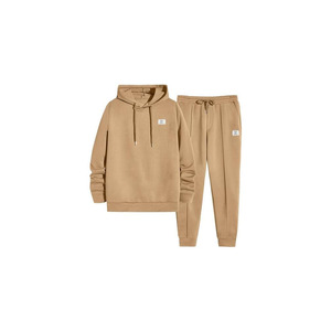 Conjunto de chándal con capucha para hombre personalizado al por mayor para entrenamiento de invierno, traje de Jogger estampado para entrenamiento - Product Image 3