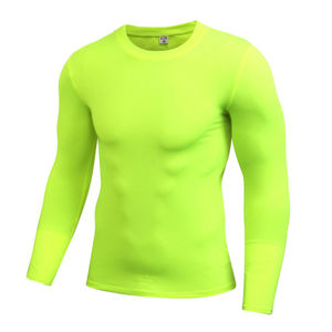 Ropa de hombre al por mayor cuello redondo logotipo personalizado impresión 2022 mejor diseño hombres sarpullido protector en diferentes colores precio barato - Product Image 5