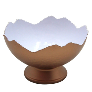 Mayorista Diseño Superficie Cocina Mesa Decorativa Metal Chocolate Cuenco Cena Mesa - Product Image 1