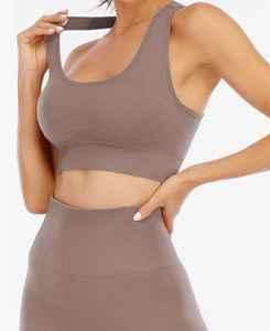 Impression de logo de haute qualité, ensemble de yoga, vêtements de gym, ensemble de yoga pour femmes, service personnalisé OEM - Product Image 3