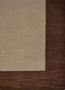 Tapis d'intérieur en laine tissé à la main, écologique, beige brun uni, pour salon, chambre à coucher, chambre d'enfant, hôtel, bureau - Product Image 5