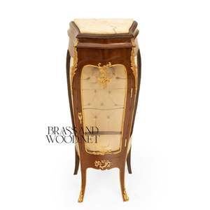 ตู้โชว์กระจกโค้งโบราณ - Product Image 1