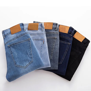 Nuevos Jeans de Mezclilla Personalizados de Moda, Calidad Premium, 100% Algodón, Corte Recto, Transpirables y de Secado Rápido para Hombre - Product Image 1