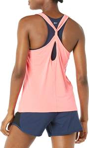 Logo de gaufrage logo de transfert de chaleur femmes Stringer femmes fitness musculation débardeur logo personnalisé entraînement débardeur - Product Image 4