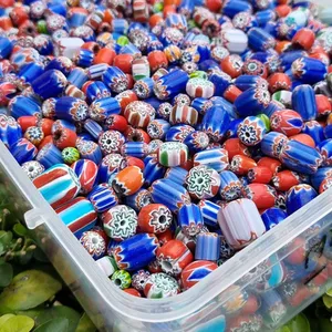 Premium Quality Chevron Mix <b>Crystal</b> <b>Glass</b> <b>Beads</b> Economically Priced for Jewelry Making <b>Lampwork</b> Perfectly Designed VISHAL <b>BEADS</b> - Product Image 4