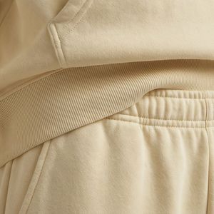 Ensemble femme d'hiver de haute qualité, deux pièces, sweat-shirt et pantalon, impression de logo personnalisée, 100% coton molletonné, sweat-shirt et pantalon de survêtement pour femme - Product Image 5