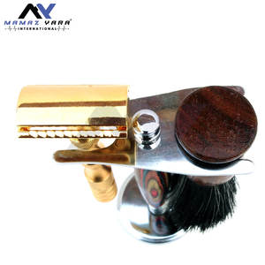 Kit d'outils de barbier personnalisé, ensemble de rasage 3 pièces avec brosse en poils de blaireau, rasoirs de sécurité pour barbier et support, meilleure qualité, prix de gros, en vrac - Product Image 3