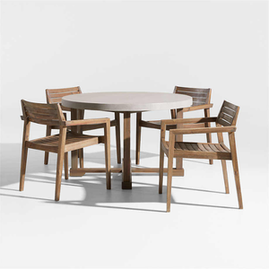 Silla de Comedor Moderna Tradicional Hecha de Madera de Teca Sólida con Respaldo para Cafetería/Restaurante, para Cafetería y Muebles para el Hogar - Product Image 6