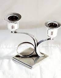 Support de bougie en aluminium fait main, finition brillante, écologique et durable, pour la décoration de la maison - Noël, mariage, anniversaire - Product Image 4