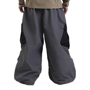 Personalizado suelto Hip Hop pantalones de esquí Unisex al aire libre holgado Cargo pantalones hombres transpirable Multi bolsillo Elegante ropa de invierno - Product Image 2