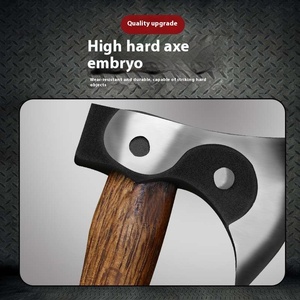 Venta al por mayor personalizado OEM ODM fábrica de cubiertos Damasco acero de alto carbono multifuncional hacha Camping supervivencia hacha al aire libre - Product Image 6