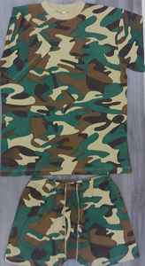 High Quality Summer <b>Camo</b> T-Shirt <b>Shorts</b> Men Ghana Sports Digital Printed <b>Short</b> Sleeve Customizable Sizes 100% Cotton Knitted - Product Image 5