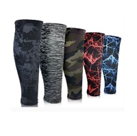 Chaussettes mollet manches Compression sport sécurité Compression mollet jambe manches Football course jambe mollet soutien genouillère soutien