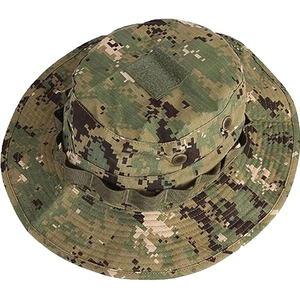 Sombrero Táctico Personalizado para Caza de Ciervos, de Mezcla de Algodón, Camuflaje, Ala Ancha, con Ventilación de Malla, para Senderismo, Camping, Pesca, Safari y Viajes - Product Image 1