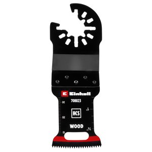 Hoja de sierra multifuncional Einhell de 32x40 mm, curvada, para corte por inmersión en madera, pladur y plástico - Modelo 49708023 - Product Image 1