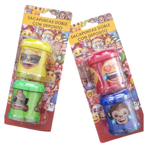 Paquete blíster con 2 afiladores cilíndricos con depósito - Product Image 2