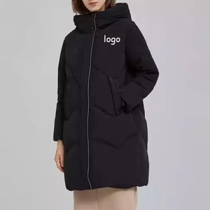 Abrigos de invierno para mujer Chaqueta acolchada gruesa con capucha Chaqueta de invierno con forro polar Abrigo con capucha de talla grande - Product Image 2