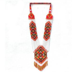 Conjunto de collar con patrón de bola de moda clásica para mujeres y niñas, Gargantilla con cuentas de semillas pequeñas para ropa de fiesta, hermosa joyería de diseñador - Product Image 4