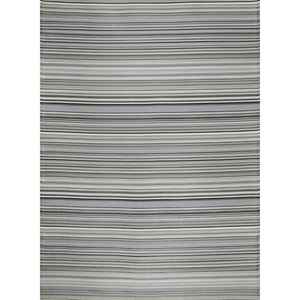 Outdoor Reversible Woven Carpet Modern Abstract <b>Rainbow</b> <b>Rug</b> for Camping Door Bathroom Washable Grey - Product Image 1