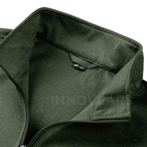 Conjunto deportivo de poliéster para hombre, conjunto de dos piezas de retazos con cremallera, chaqueta de nailon y pantalones de chándal, chándal de nailon personalizado para hombre - Product Image 3