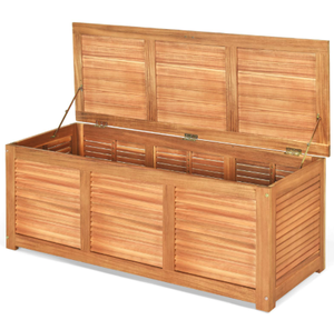 Otomana de madera 3 en 1 (asiento, bandeja y almacenamiento) - Product Image 5