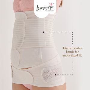 Moldeador de cuerpo de control de barriga de algodón puro de alta calidad, faja antialérgica para el vientre, conjunto de cinturón para Barriga, envoltura de tela, logotipo de piel sensible - Product Image 4