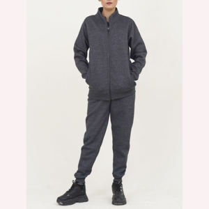 Chándal clásico de algodón con cremallera Poly Comodidad atemporal - Product Image 1