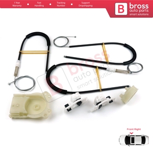 ชุดซ่อมมอเตอร์กระจกหน้าต่าง BWR883 สำหรับประตูหน้าขวา รถยนต์ Megane MK2 ปี 2002-2008 แบบ 4/5 ประตู รุ่น 8201010925 - Product Image 4