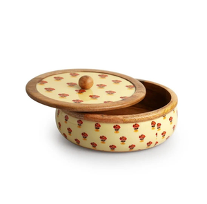 Olla de cazuela de madera con tapa Warm Keeper Serving Venta caliente Olla de madera Estuche caliente de alta calidad para usos festivos - Product Image 4