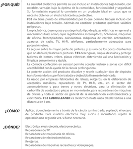 Spray detergente per contatti F33 (Faren 1AO400) - Product Image 2