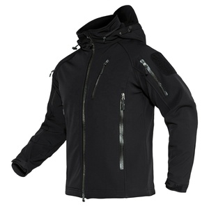 Respirant imperméable chaud et résistant à l'usure peau de requin Softshell veste hommes en plein air Softshell veste vêtements doux quantité - Product Image 5