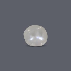 Perle de Basra 2,75 carats, naturelle, d'eau douce, blanche, en forme de riz, perle lâche pour la fabrication de bijoux, trou personnalisé - Product Image 2
