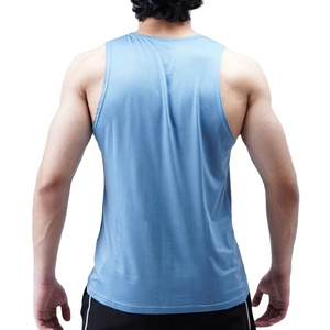 <b>Men</b> Cotton Polyester Fsbric <b>Singlet</b> Sleeveless Gym Wear Tank Top With Logo Printing Multiple Colors And Sizes - Product Image 3