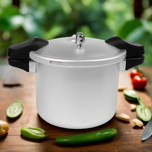 Autocuiseur de chef moderne en aluminium de 7 litres à manche court cuisinière à gaz de haute qualité écologique de qualité alimentaire poli extérieur maison - Product Image 5