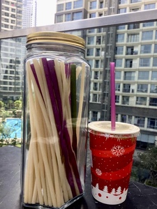 หลอดดูดน้ำทำจากข้าวสารที่กินได้ GEM - Product Image 5