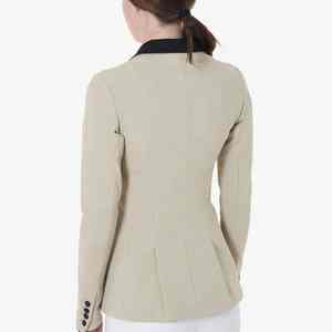 Chaqueta de Manga Larga Ajustada para Mujer, Nueva Venta de Fábrica, Capa Base, Top Deportivo Ecuestre de Carreras, Material de Malla, Equitación - Product Image 4