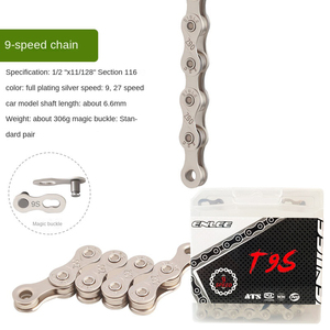 Basische derailleur vervangende kettingen van roestvrij staal voor fietsen met één of meerdere versnellingen Vervangingsonderdelen voor fietsen Accessoires Fietsketting - Product Image 5