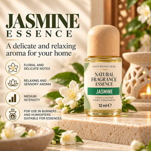 Essence de parfum au jasmin OEM 12ml |   Parfum d'ambiance floral délicat |   Fabricant de Marques Privées Espagne - Product Image 2