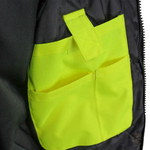 Veste imperméable haute visibilité antidérapante pour hommes, meilleur style, avec logo personnalisé, vêtements de sécurité réfléchissants tendance, sécurité à chaud - Product Image 6