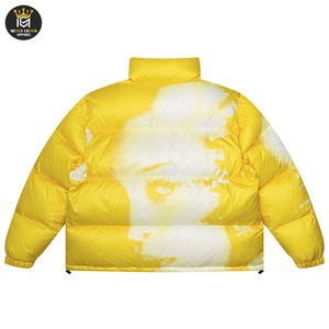 OEM Custom Full Print Digital Printing Canvas Front Winter <b>Warm</b> Thickened Puffer <b>Jacket</b> for <b>Men</b> - Product Image 3