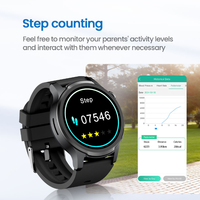 Relojes Inteligentes L28 4G LTE para Personas Mayores con GPS, SOS, Monitor de Frecuencia Cardíaca, Oxígeno en Sangre, Llamadas Bidireccionales