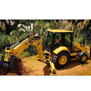 Retroexcavadora CAT 416 Usada, Cargadora Frontal, Capacidad de Carga de 70 Toneladas, Potencia de 60 KW, Chasis Resistente, Neumáticos Duraderos, Bomba de Operador Cómoda - Product Image 5