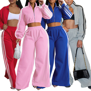 Vêtements de sport pour femmes, vêtements d'entraînement sportifs, vêtements de sport, survêtements, nouveaux survêtements tendance pour femmes, ensemble de survêtement 2 pièces - Product Image 1