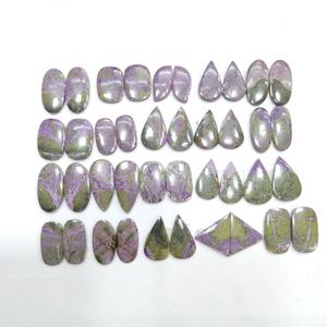 Magnifique Cabochon de Stichtite de guérison naturelle de haute qualité pierre précieuse en vrac pour accessoires de bijoux - Product Image 4