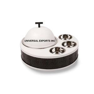 Marmite en acier inoxydable martelé, forme ronde, design de table, casserole, vente chaude, chauffe-plat décoratif en métal - Product Image 4